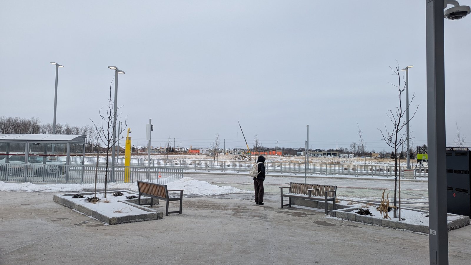 Limebank O-Train station in Riverside South, Ottawa